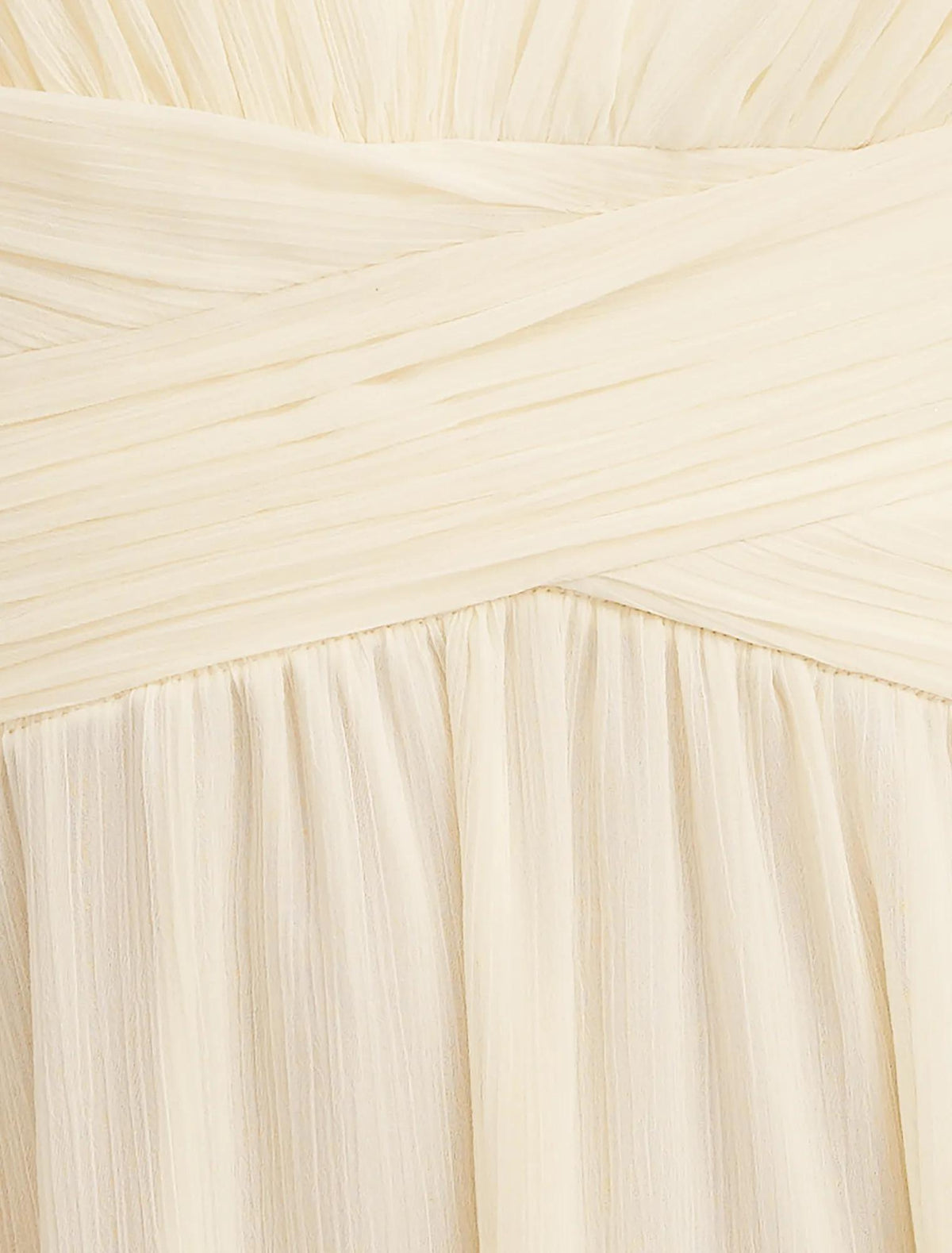 Selena Ruffle Shoulder Maxi Dress Lemon