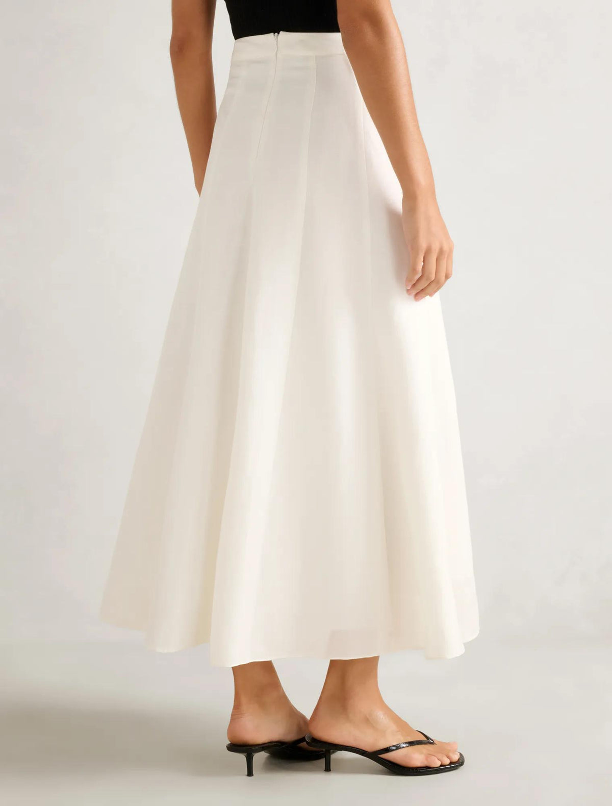 Georgina Godet Skirt Porcelain