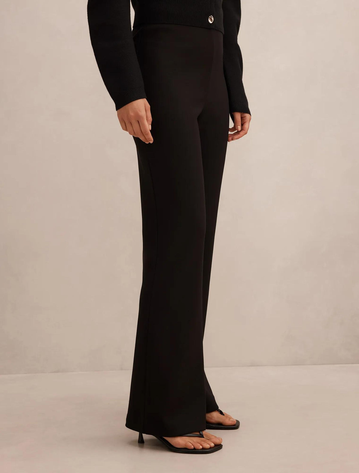 Maia Flare Pants Black