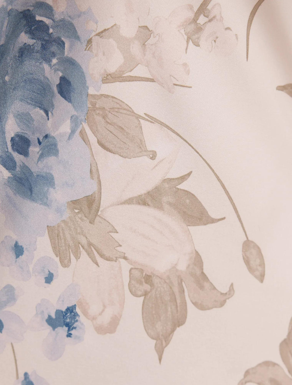 Clementine High Neck Satin Maxi Dress Light Halsey Floral