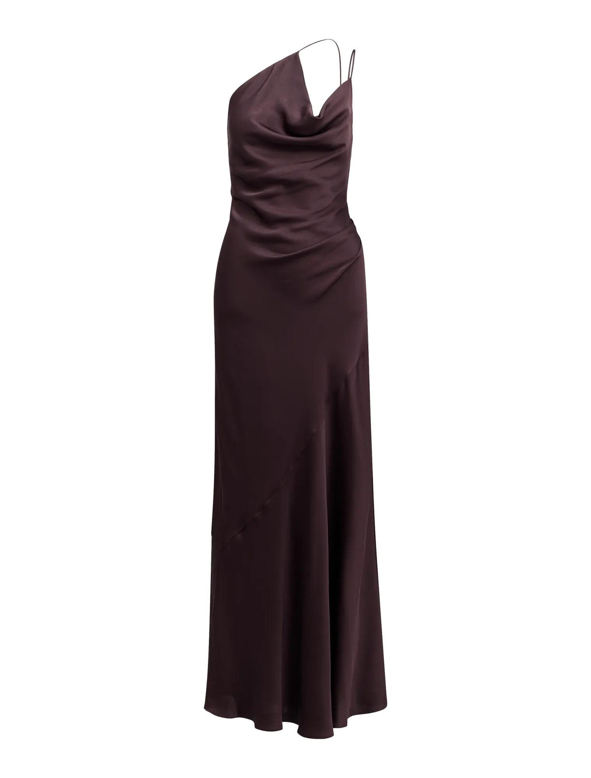 Violetta Cowl Neck Maxi Dress Dark Chocolate_mannequin