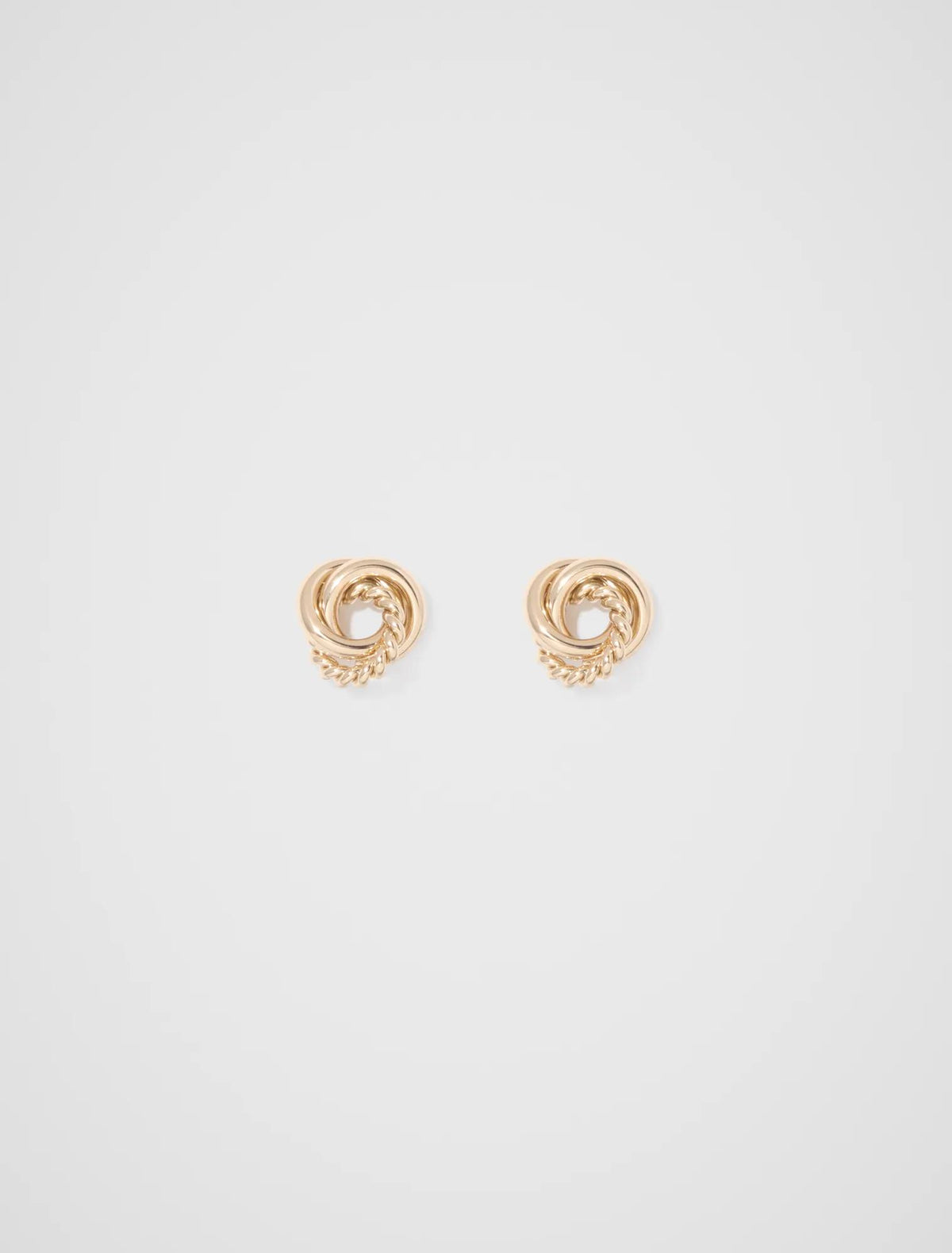 Georgina Small Loop Earring Gold_mannequin