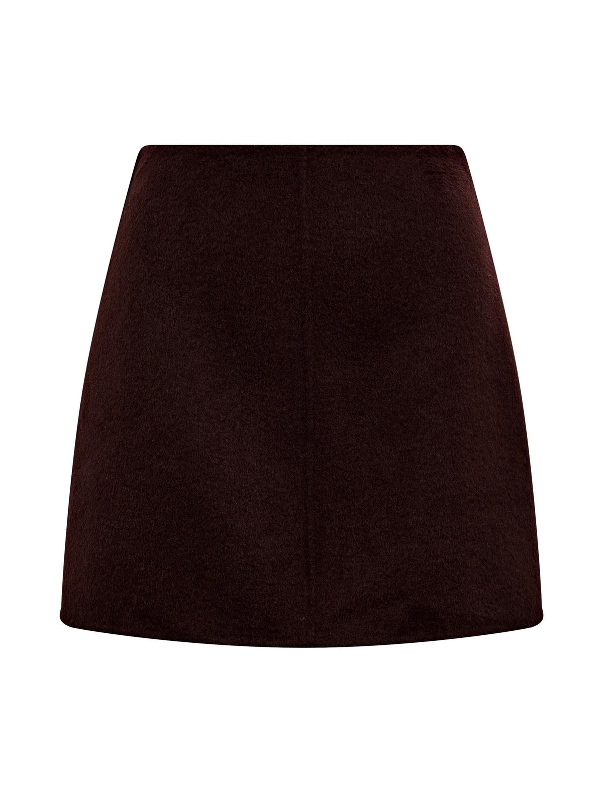 Addie Felled Mini Skirt Aubergine Set_mannequin
