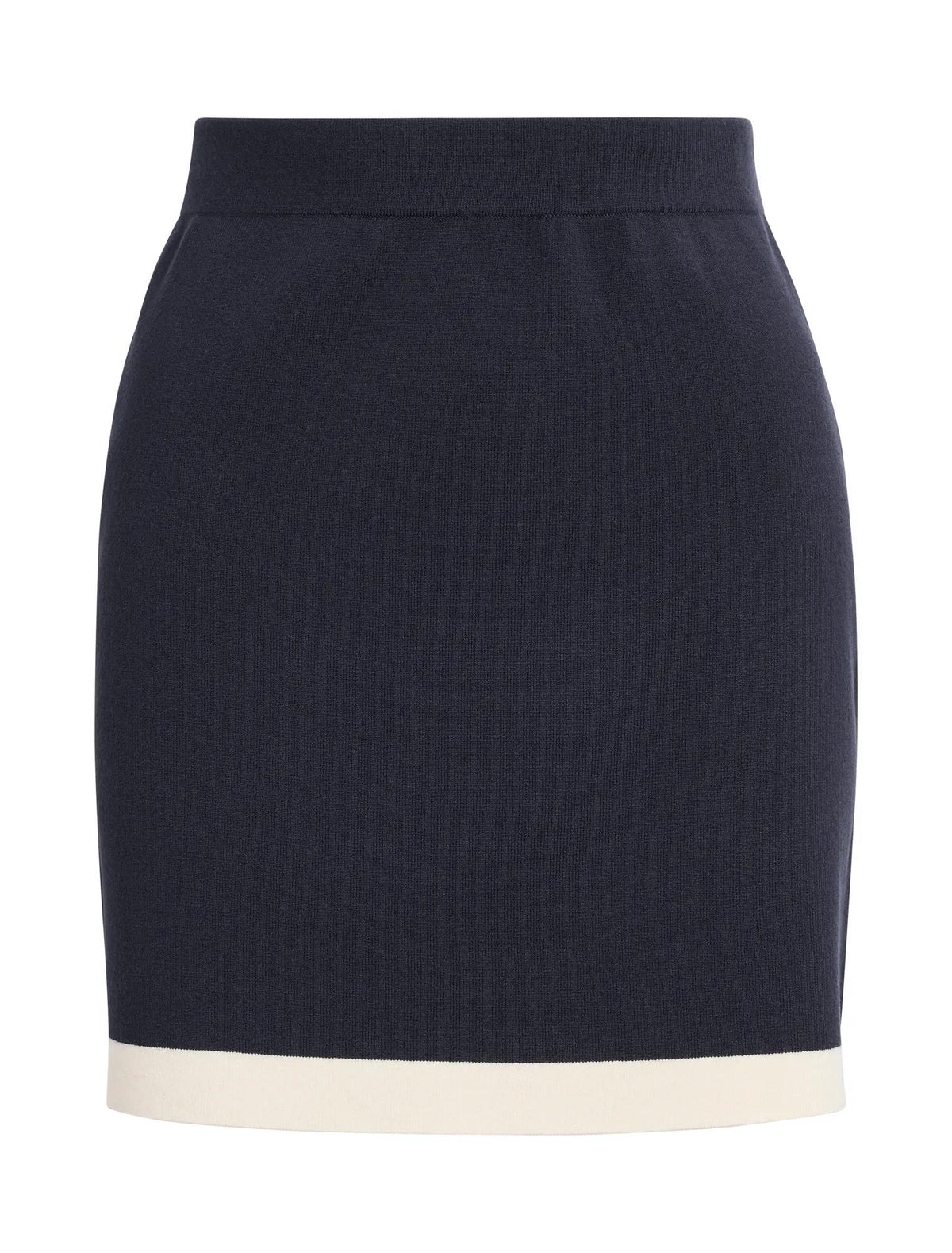 Farah Knitted Mini Skirt Navy/White Co-ord_mannequin