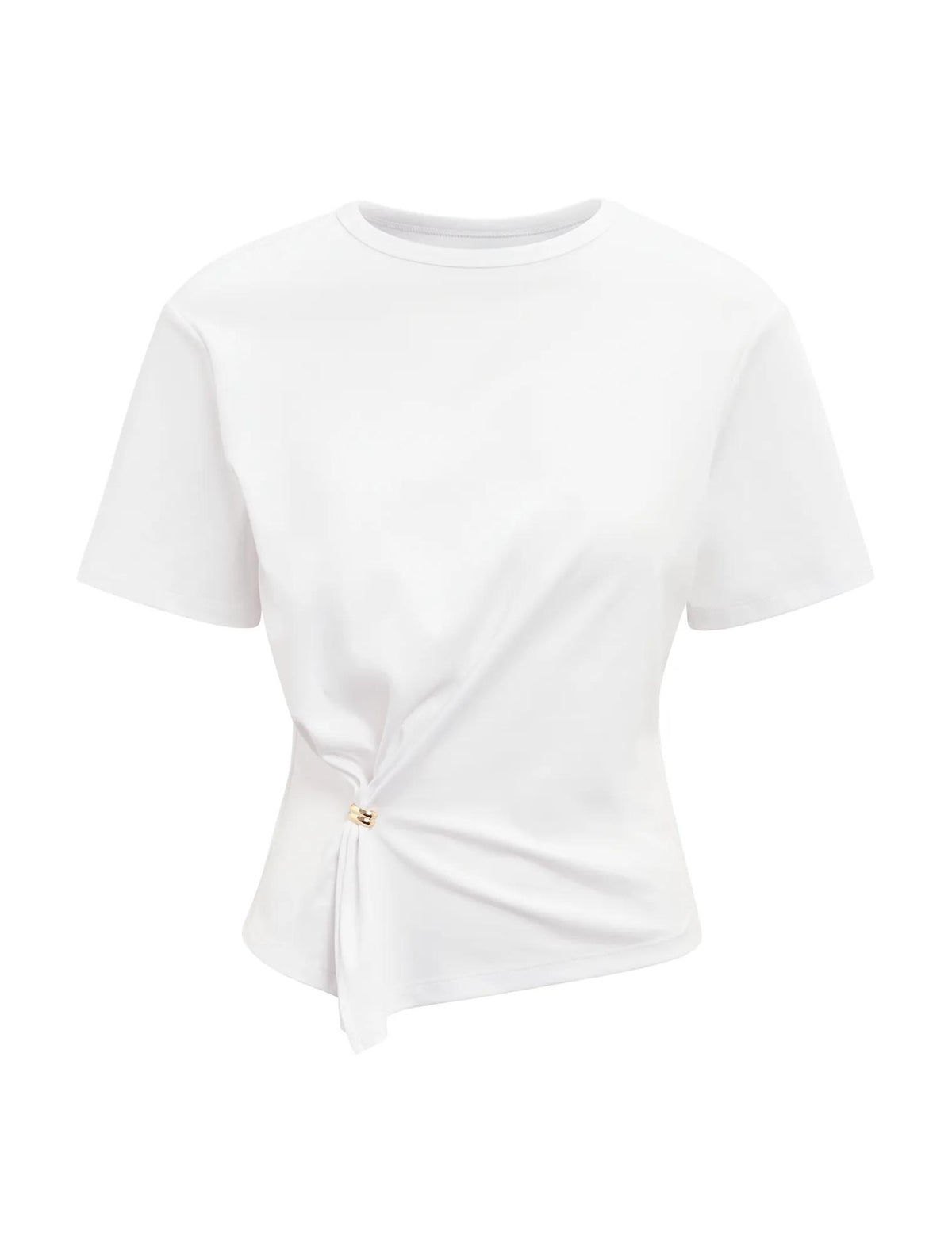 Lani Hardware Detail Tee Porcelain_mannequin