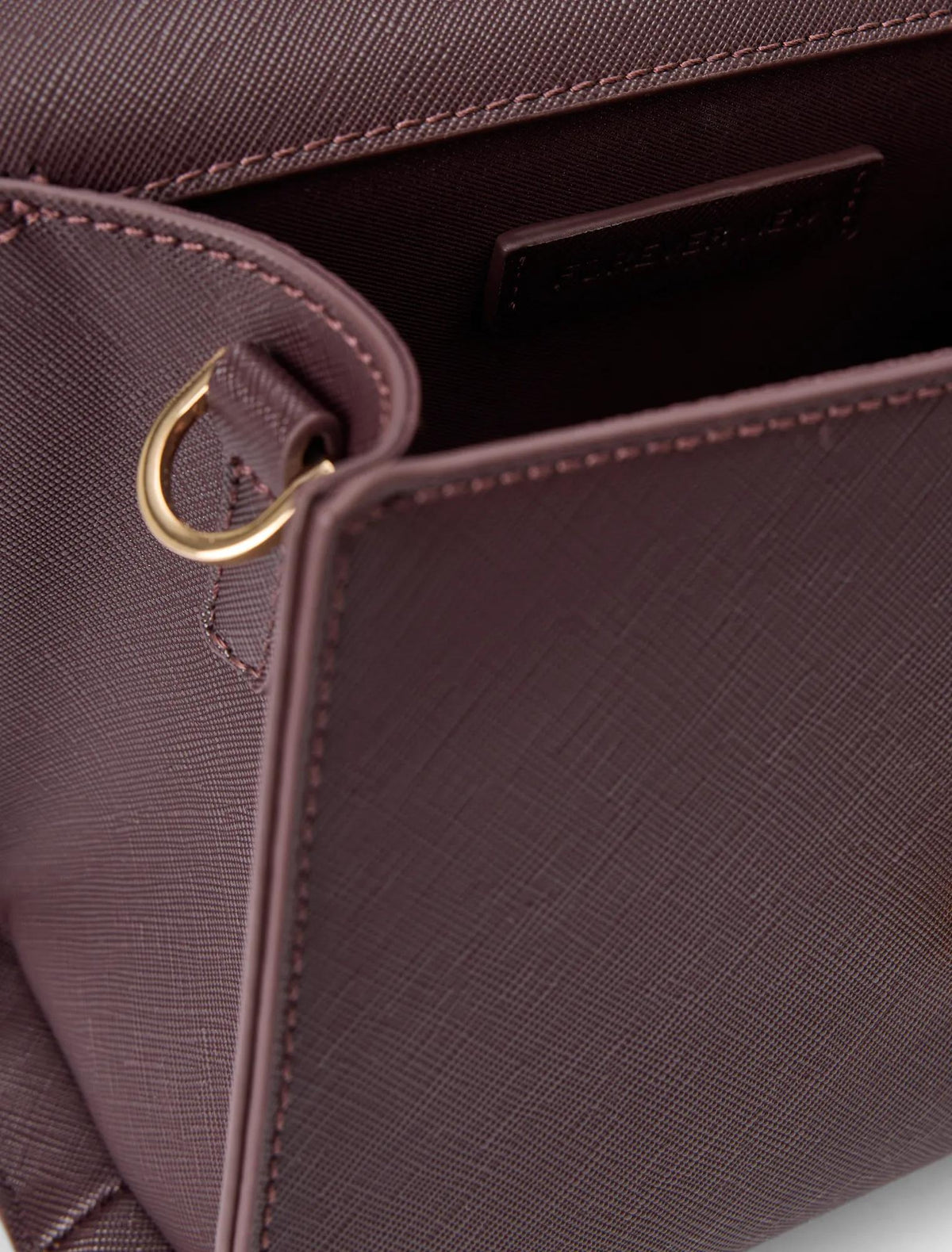 Mietta Lock Top Handle Bag Chocolate
