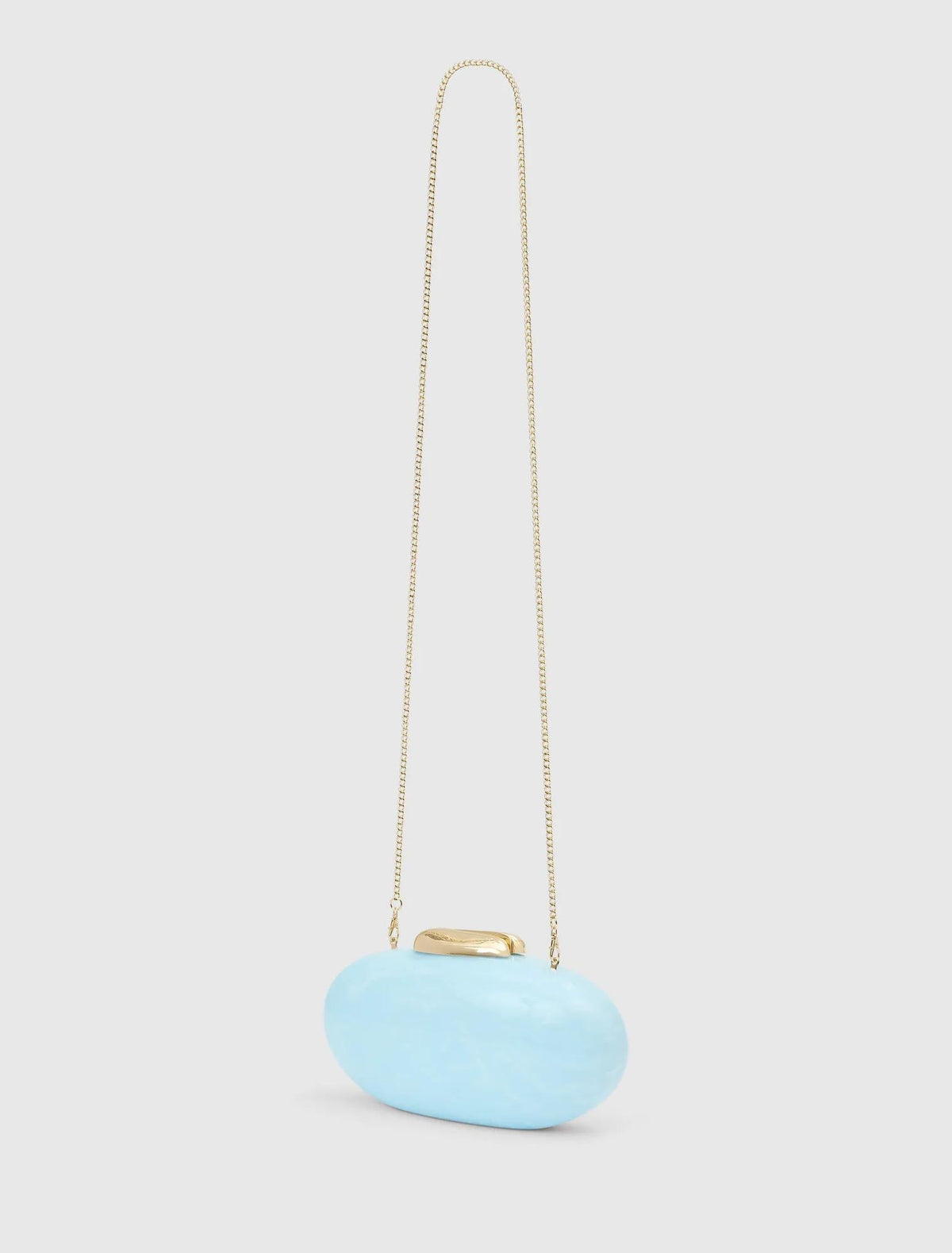 Peyton Oval Hardcase Clutch Ancient Water
