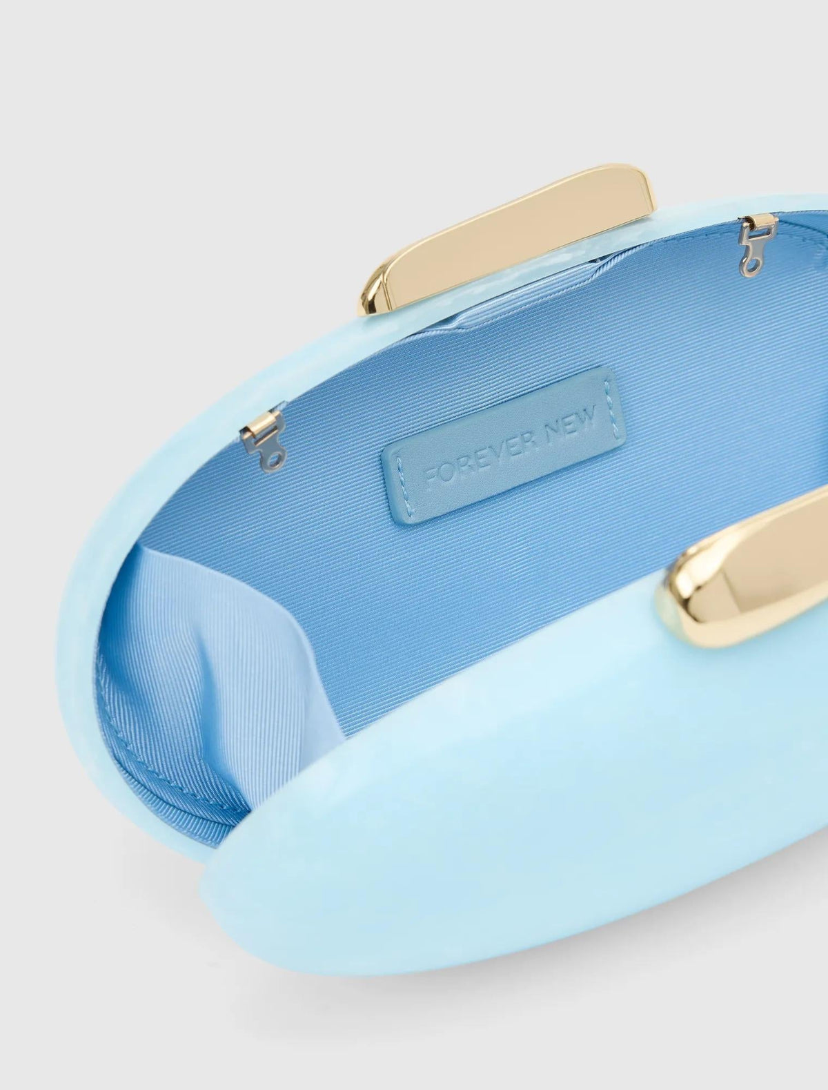 Peyton Oval Hardcase Clutch Ancient Water