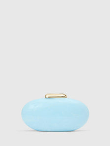 Peyton Oval Hardcase Clutch Ancient Water