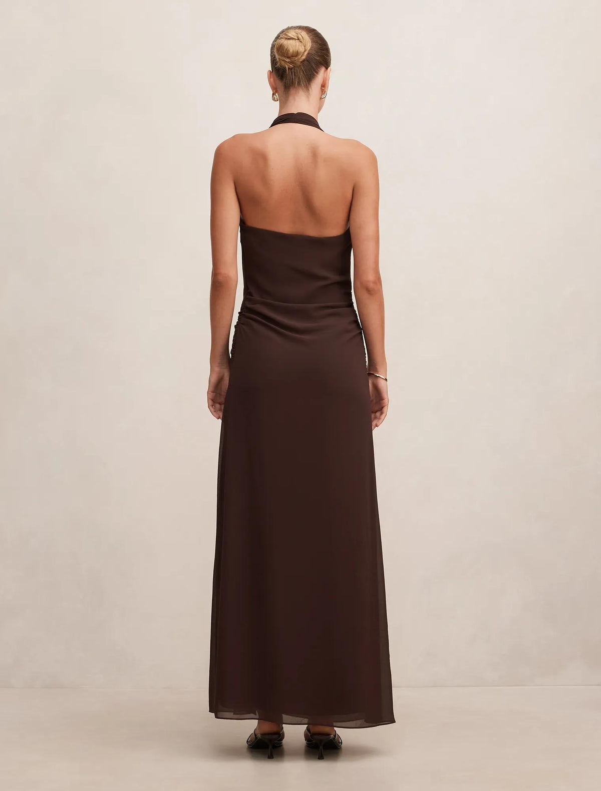 Cartia Wrap Maxi Dress Freckle