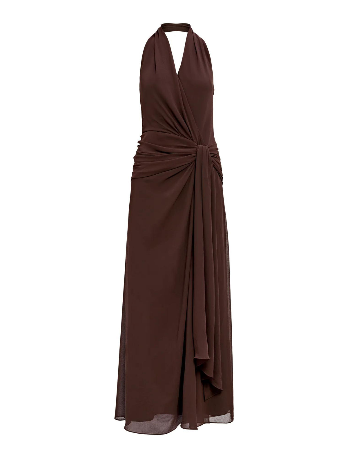 Cartia Wrap Maxi Dress Freckle_mannequin