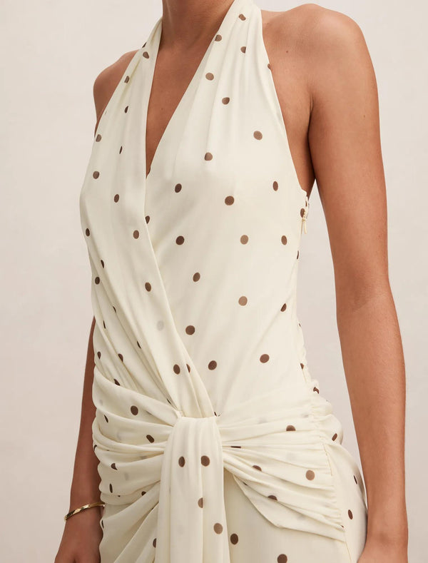 Cartia Wrap Maxi Dress Santon Spot