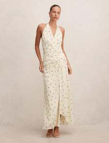 Cartia Wrap Maxi Dress Santon Spot