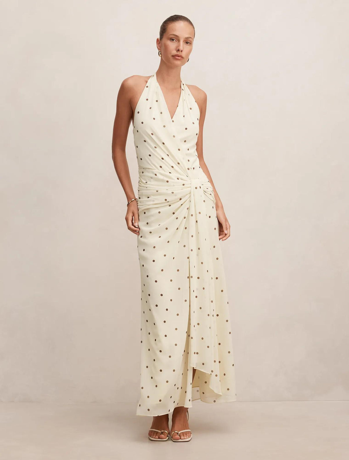 Cartia Wrap Maxi Dress Santon Spot