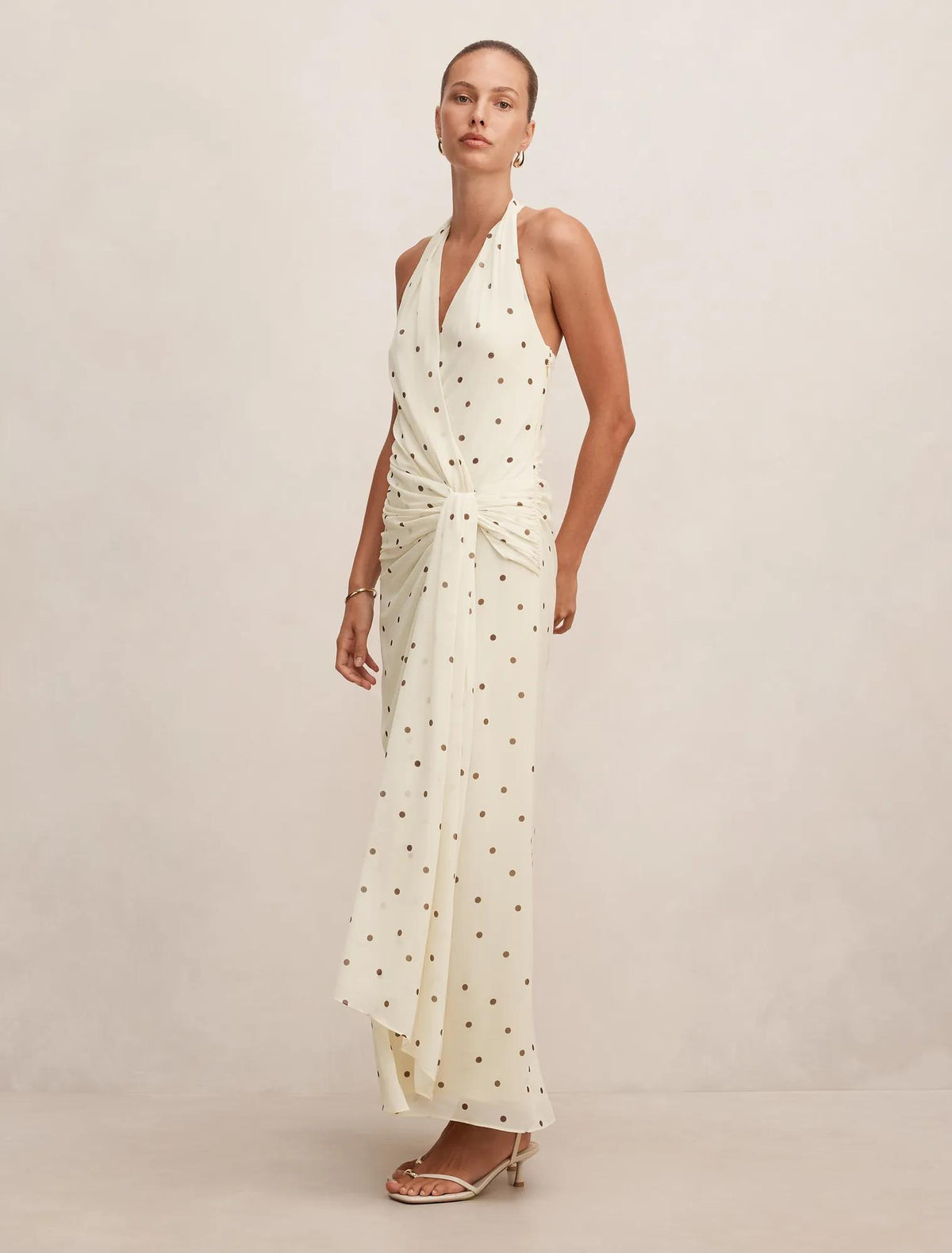 Cartia Wrap Maxi Dress Santon Spot