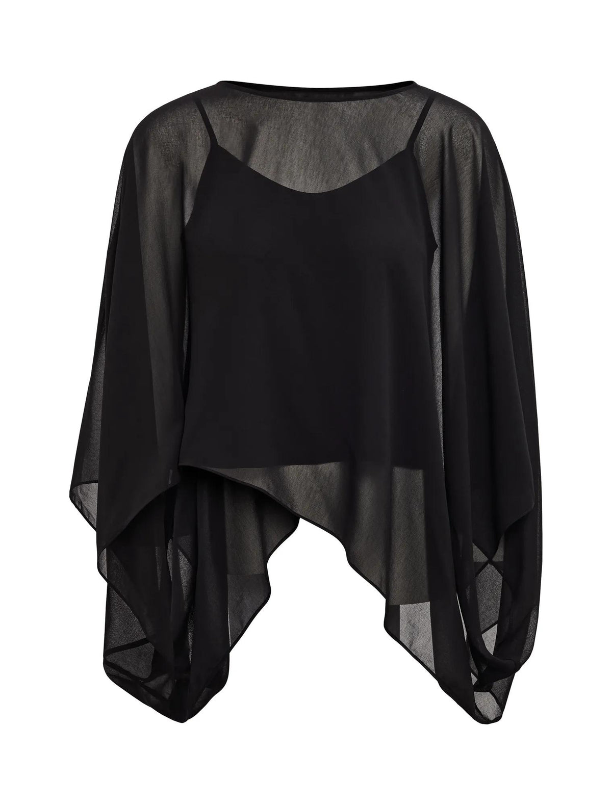 Gia Cape Black_mannequin