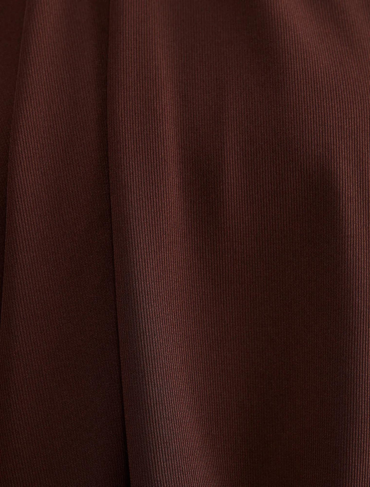 Layne Bubble Waist Halter Top Rich Chocolate co-ord