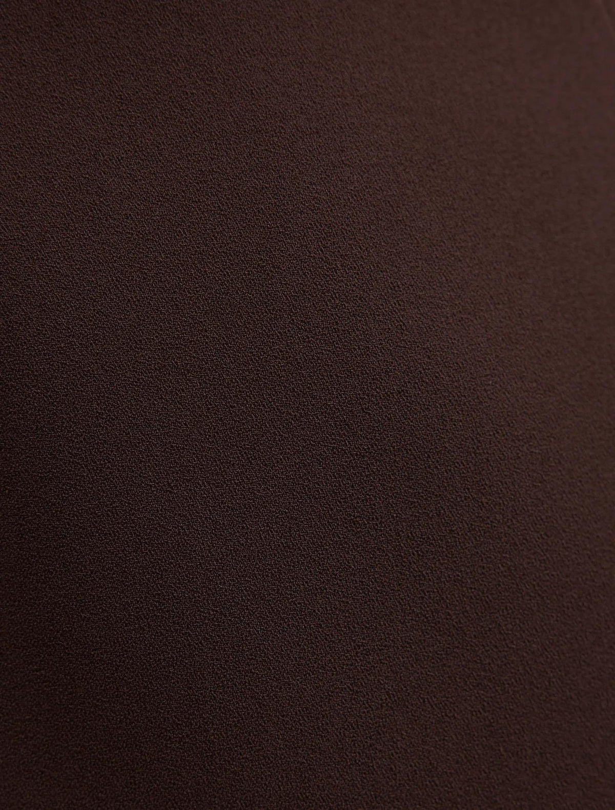 Pearl Petite High Neck Underlay Dress Dark Chocolate
