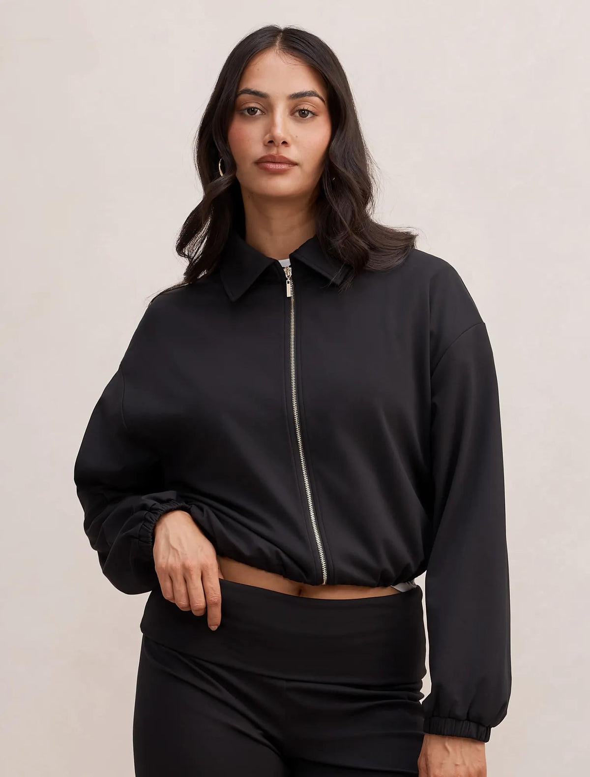 Willow Drawcord Jacket Black
