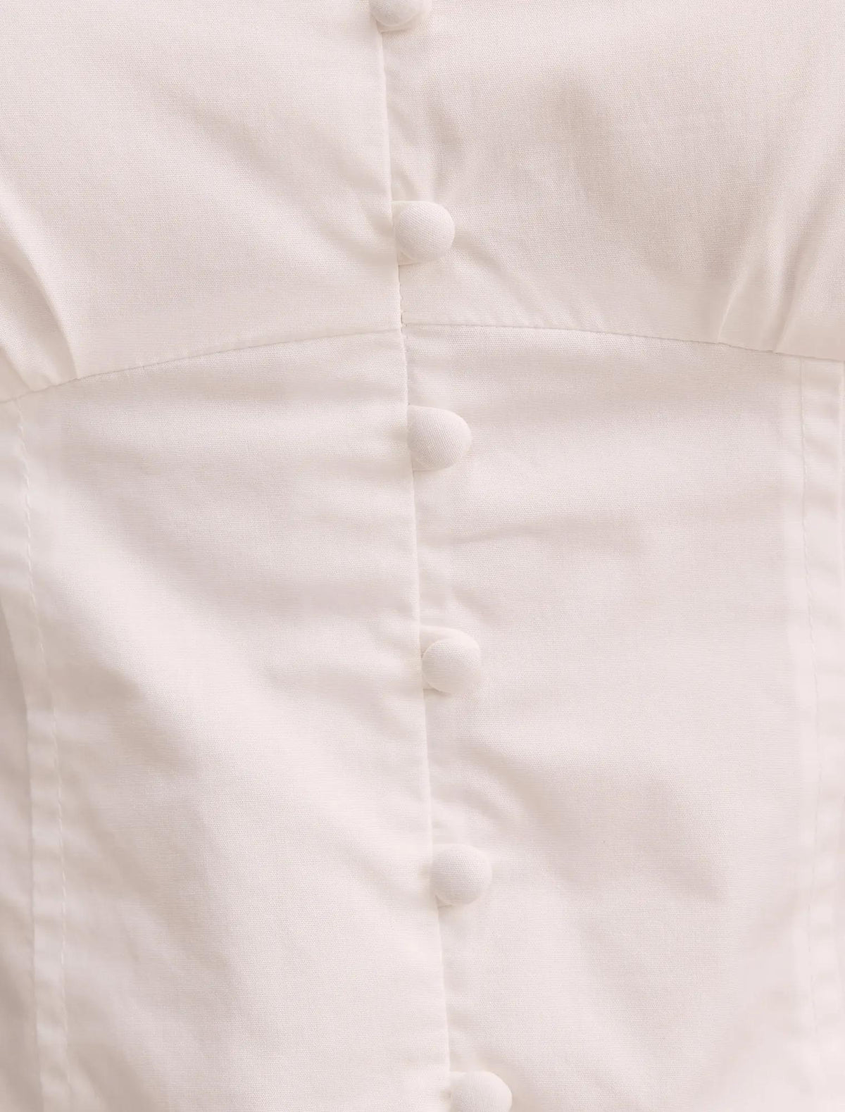 Alice Cotton Button Top Porcelain