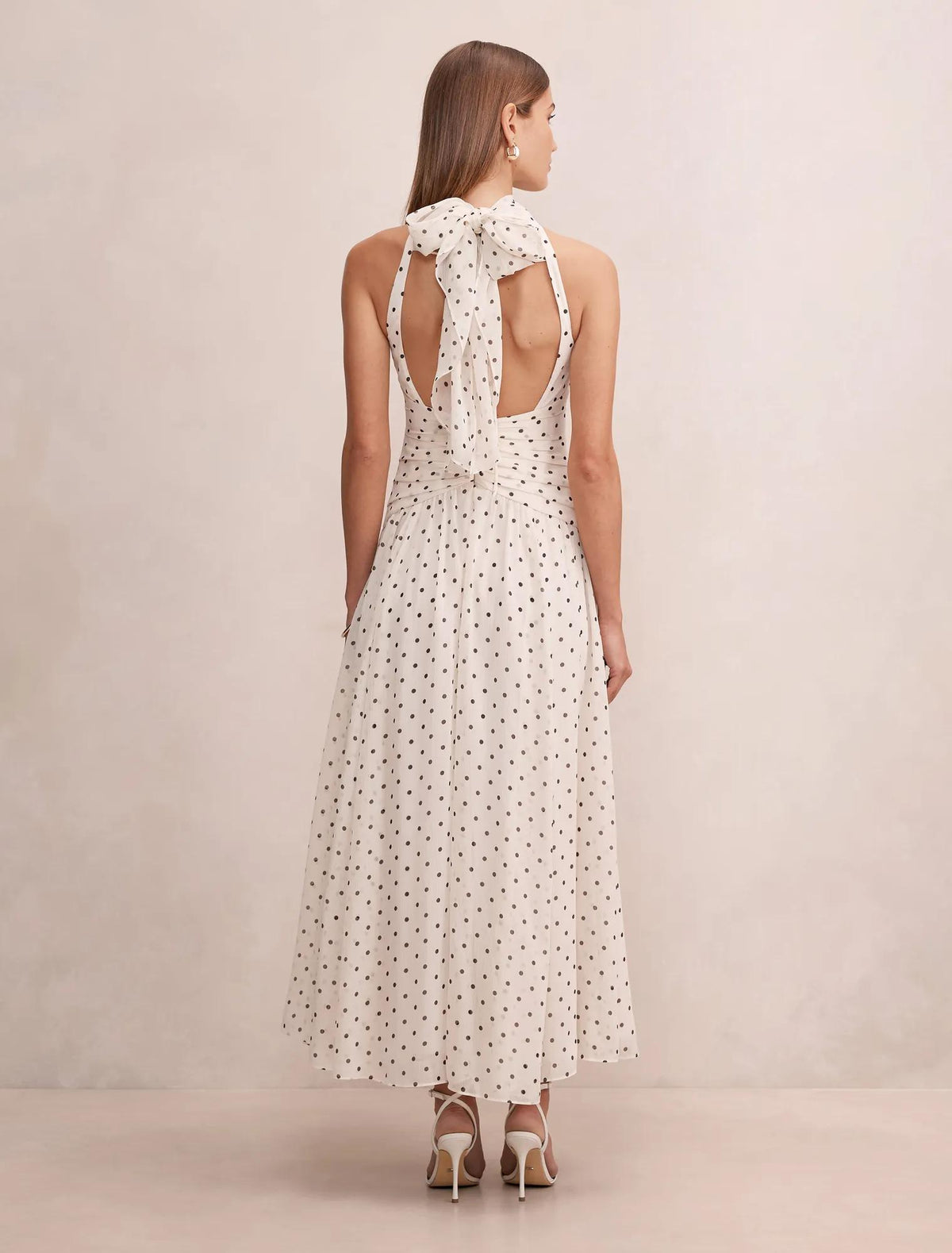 Marianna Draped Scarf Maxi Dress Kinsey Spot