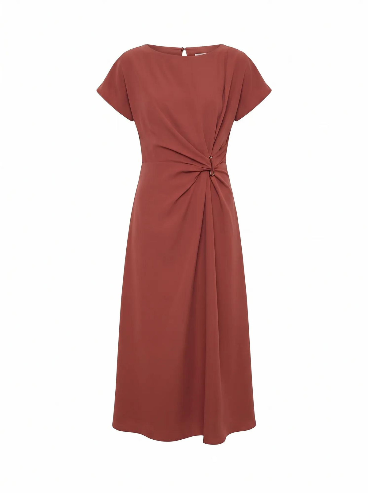 Wren Hardware Detail Midi Dress Rust_mannequin