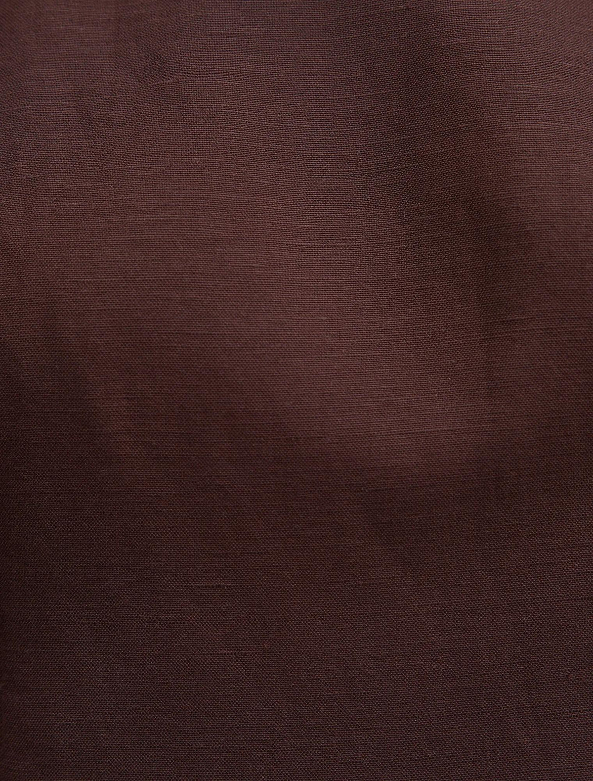 Jessie Asym Button Collar Mini Dress Dark Chocolate