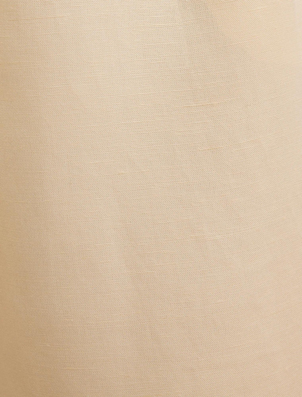 Eva Petite Linen Wide Leg Pants Butter Yellow Co-ord