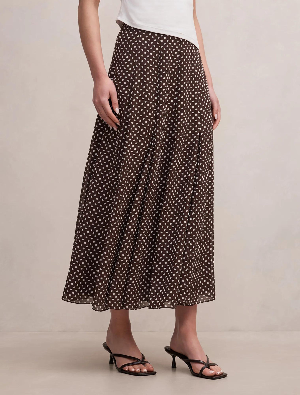 Allison Godet Midi Skirt Tilbury Spot