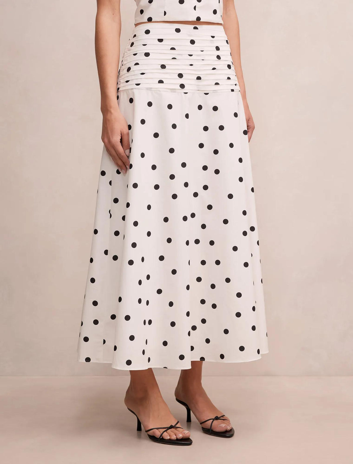 Magnolia Polka Dot Skirt Marseille Spot Co-ord