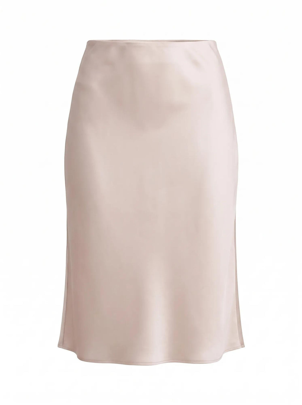 Selena Satin Skirt Cream_mannequin
