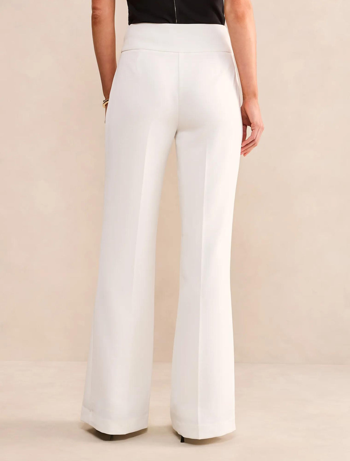 Devon Flared Pants Porcelain