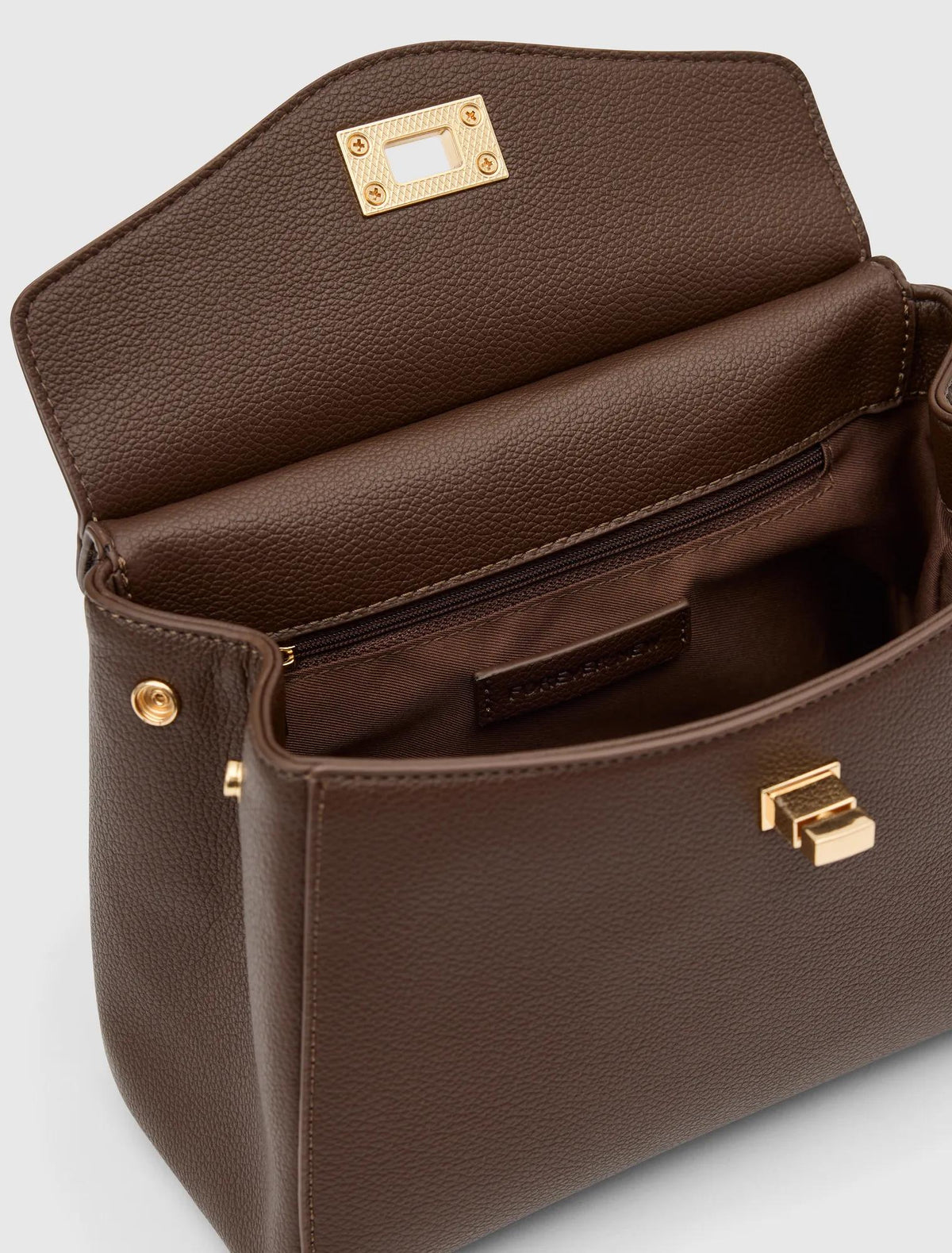 Tabitha Lock Top Handle Chocolate_mannequin