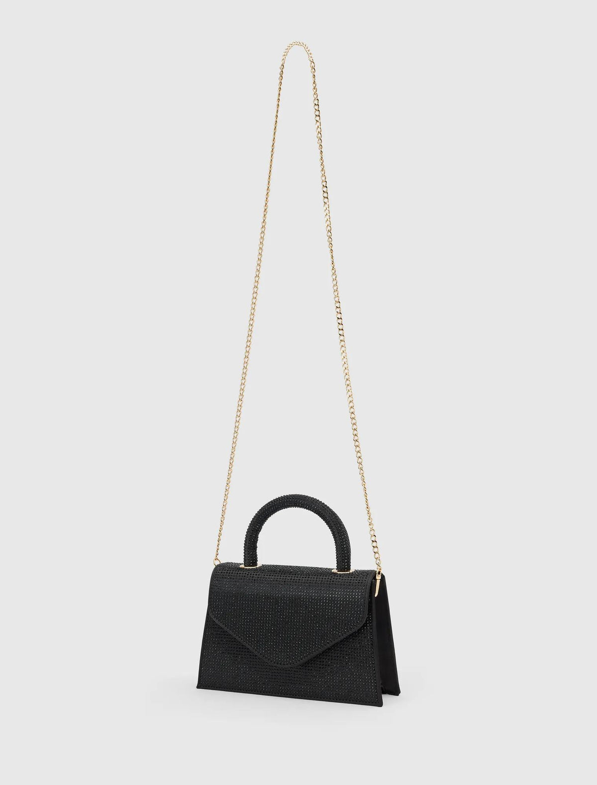 Georgia Sparkle Top Handle Black_mannequin
