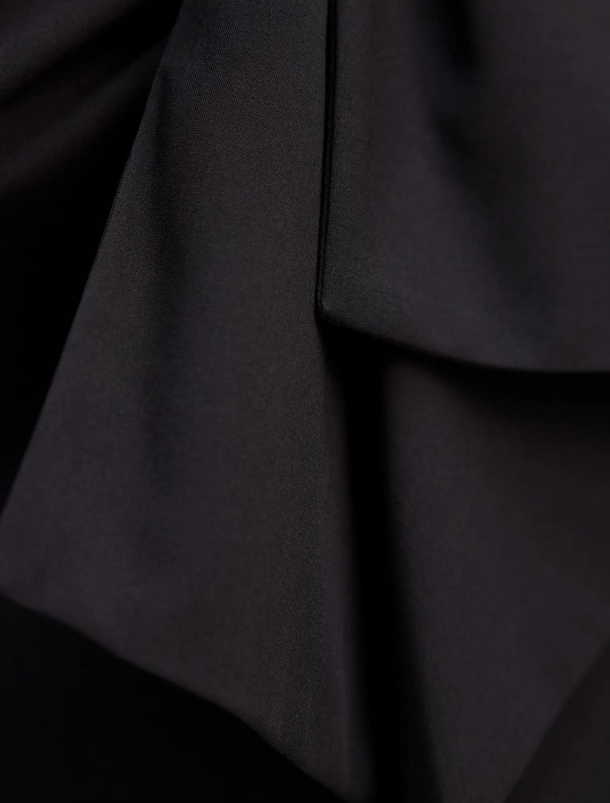 Lexi Drape Mini Skirt Black