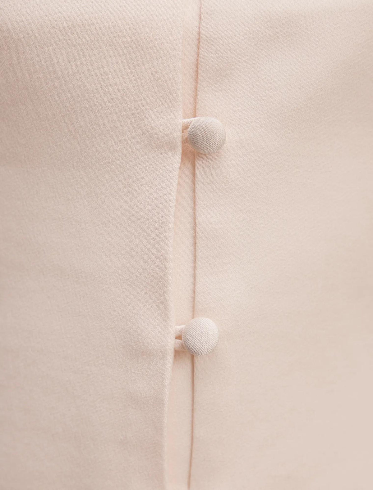 Tarni Structured Satin Blouse Powder Puff Co-ord