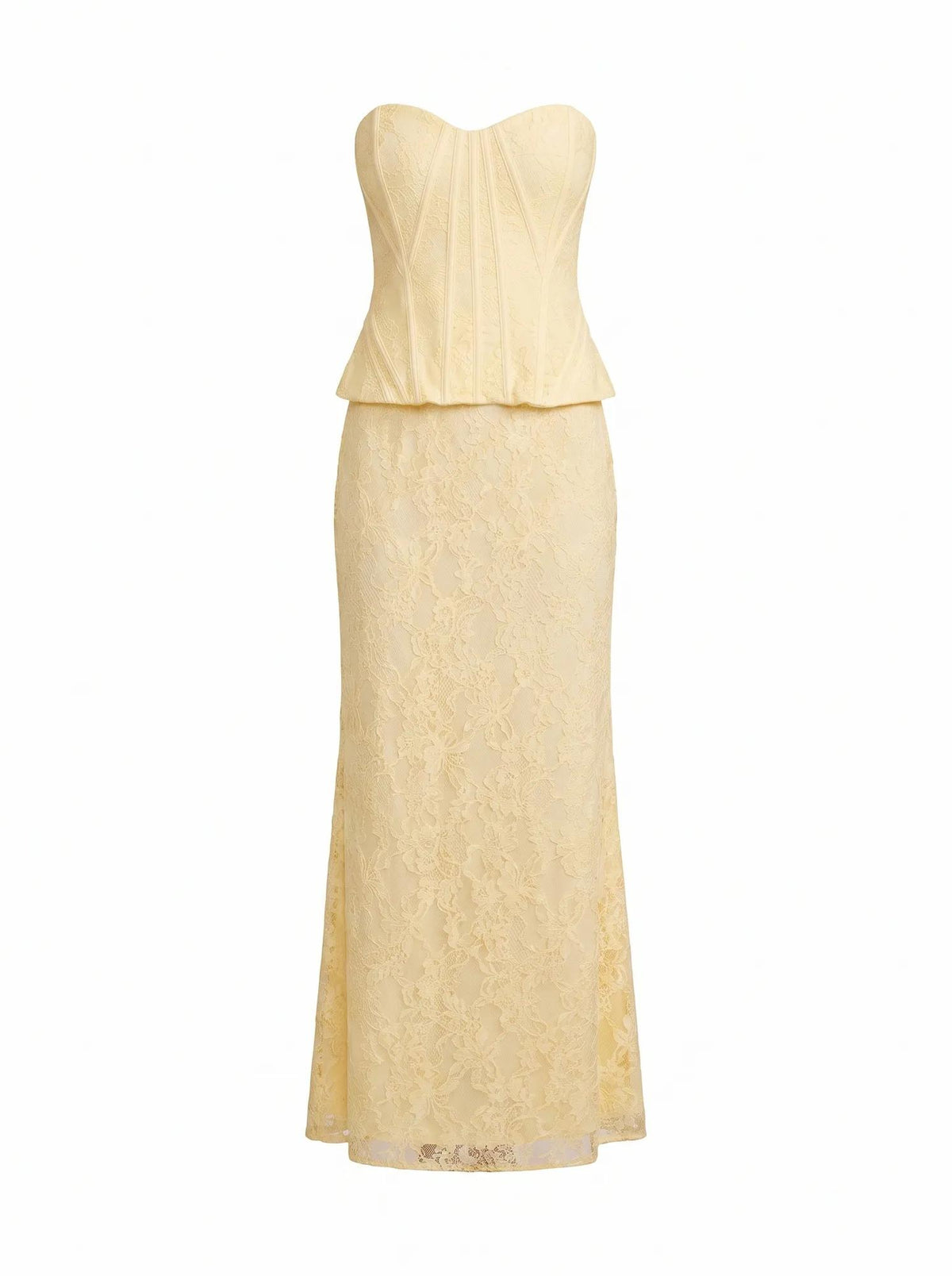 Myla Lace Corset Maxi Dress Lemon_mannequin