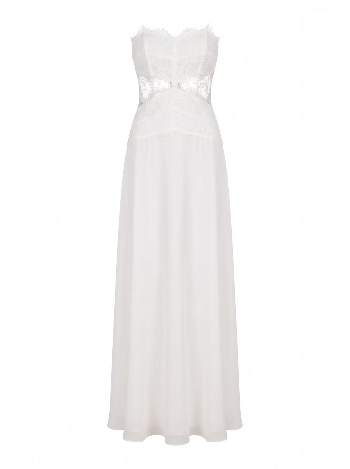 Amity Lace Corset Sheer Maxi Ivory_mannequin