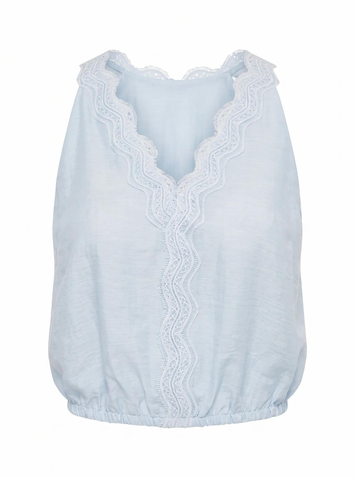 Maeve Lace Tie Top Blue Bell Co-ord_mannequin