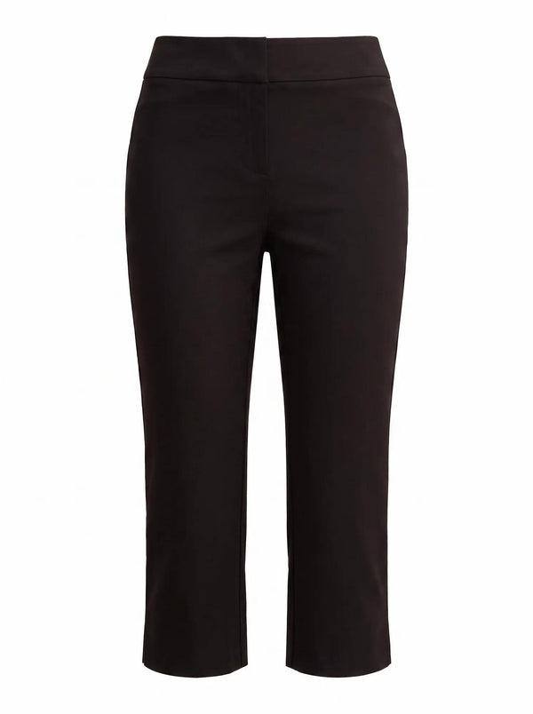 Alex Knee Length Capri Pants Black_mannequin