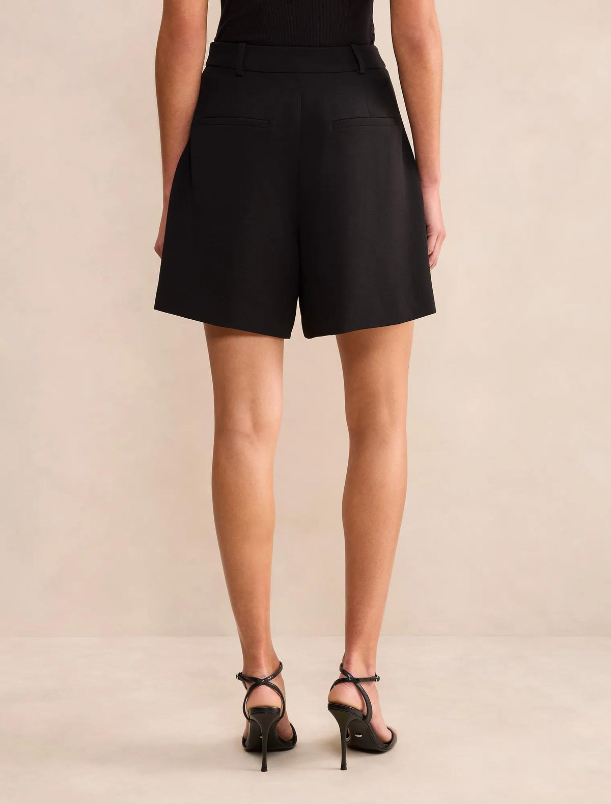 Olivia Longline Shorts Black