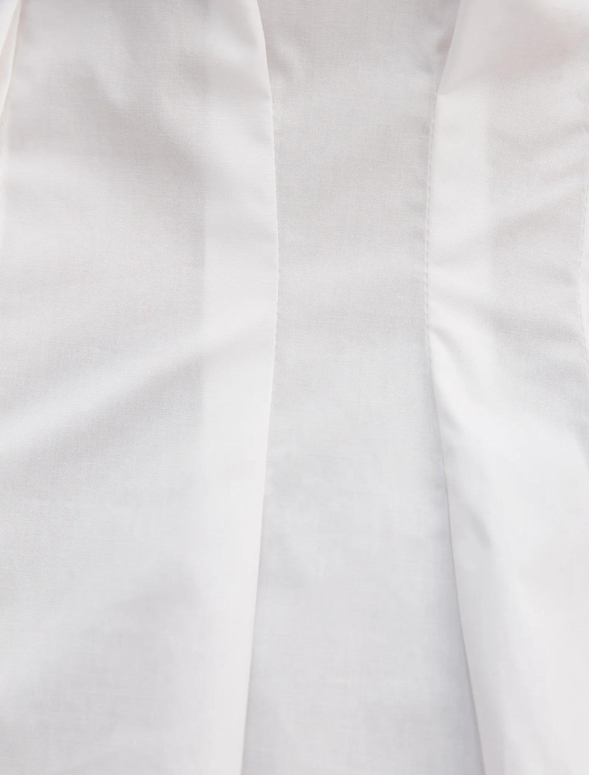 Blake Pleat Detail Shirt Porcelain