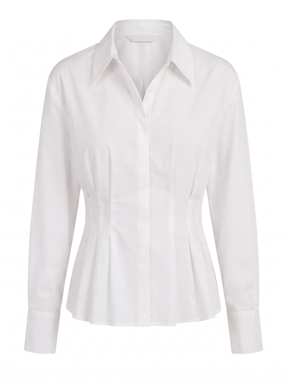 Blake Pleat Detail Shirt Porcelain_mannequin