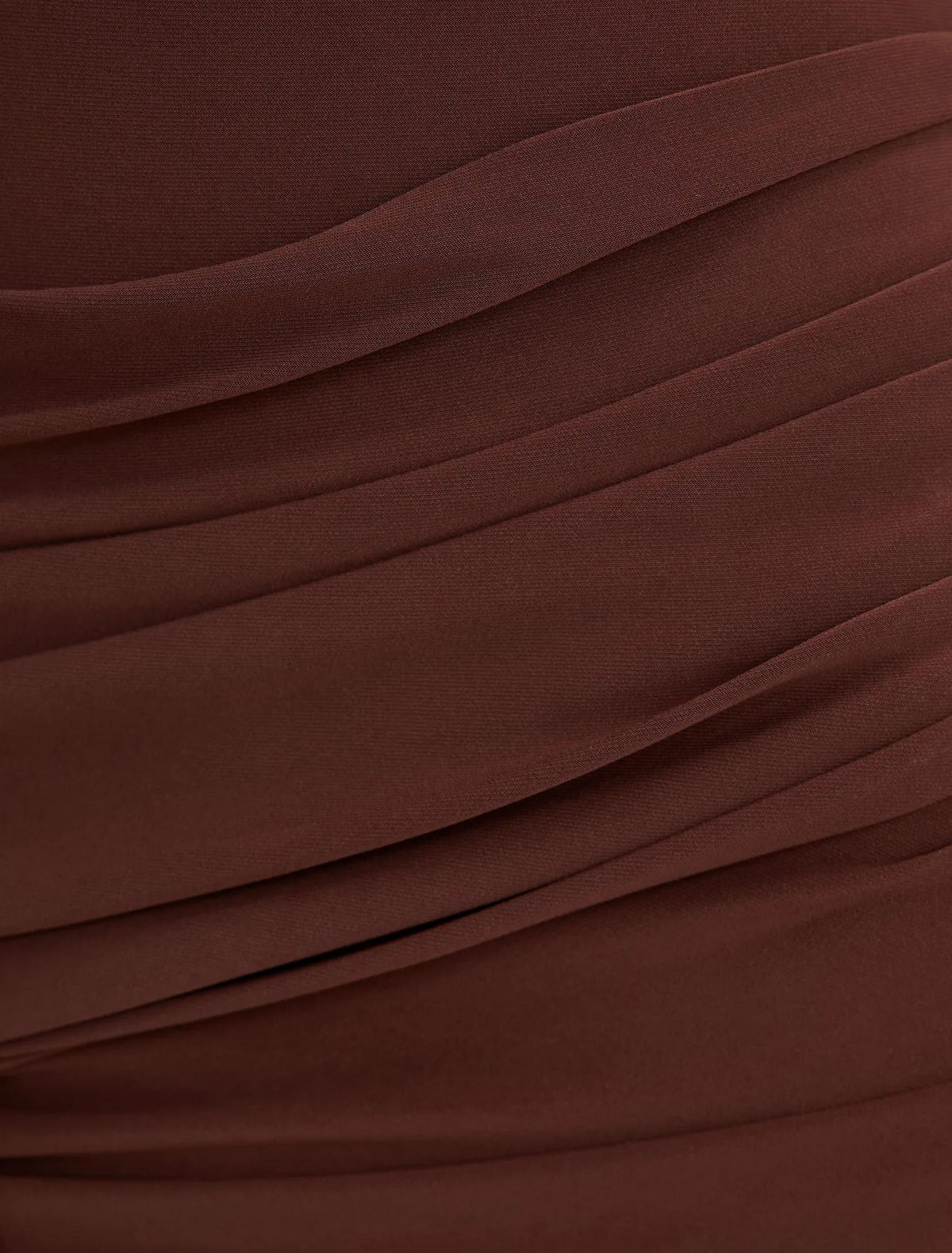 Rosalie Jersey Tie Mini Dress Chocolate