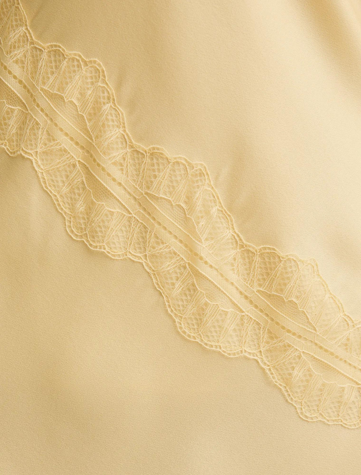 Cosette Lace Insert Maxi Dress Soft Yellow