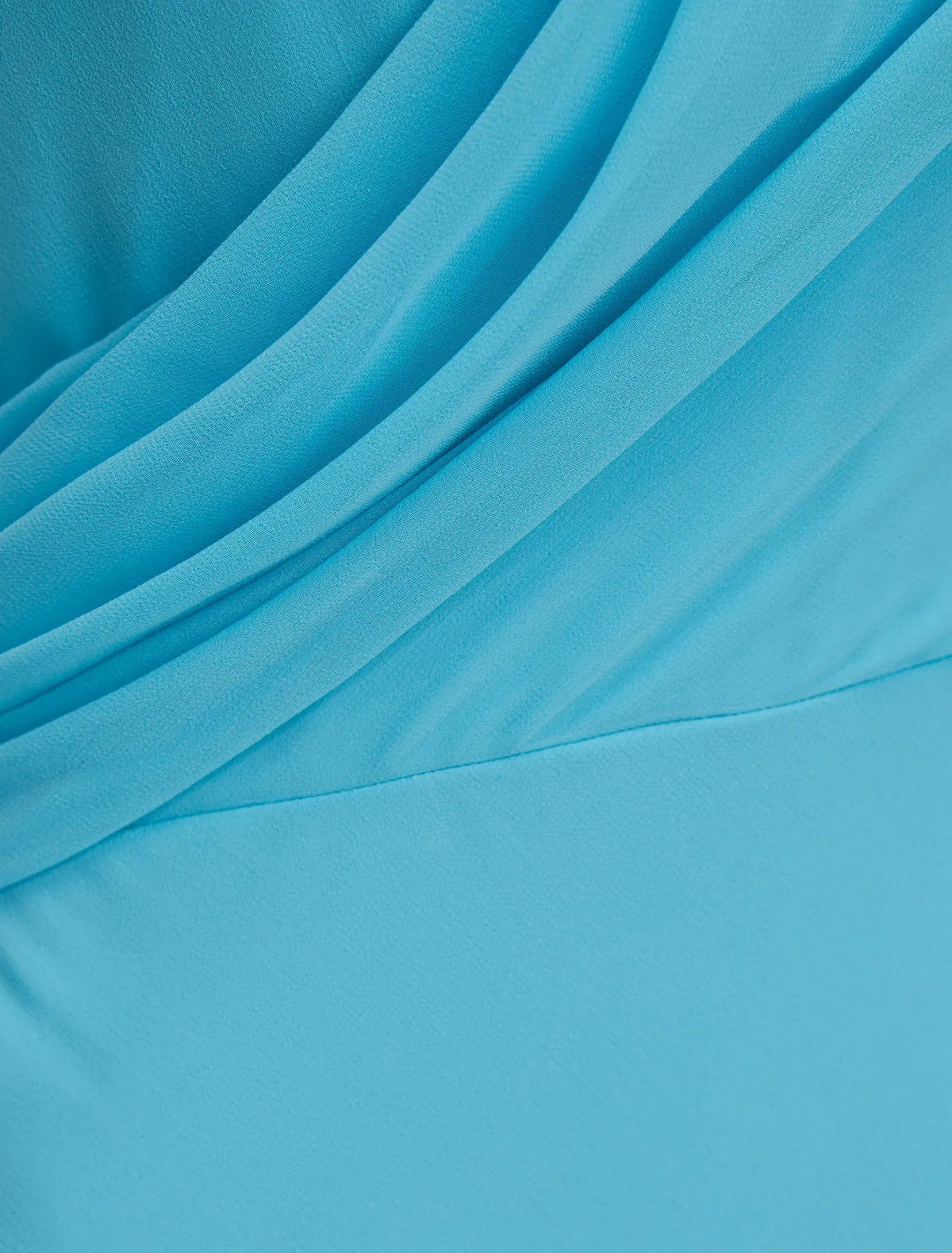 Rory Halter Drape Maxi Dress Blue Mist