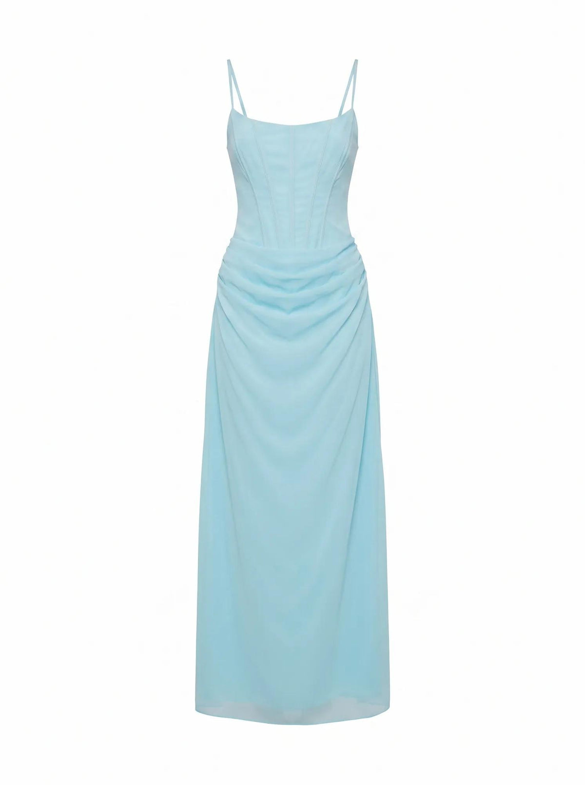 Maeve Corset Mesh Maxi Dress Atomic Blue_mannequin