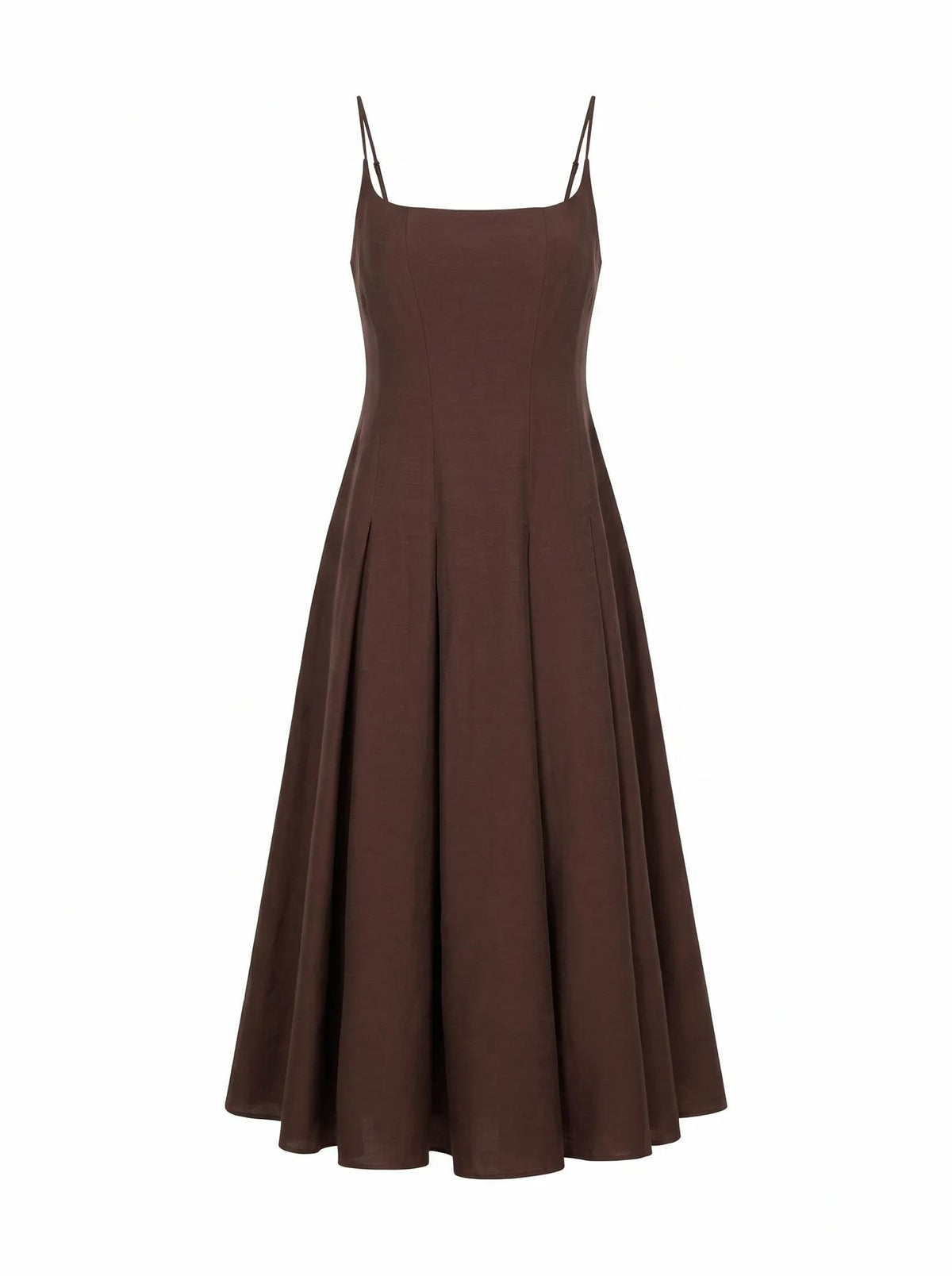 Emery Panel Maxi Dress Chocolate Freckle_mannequin