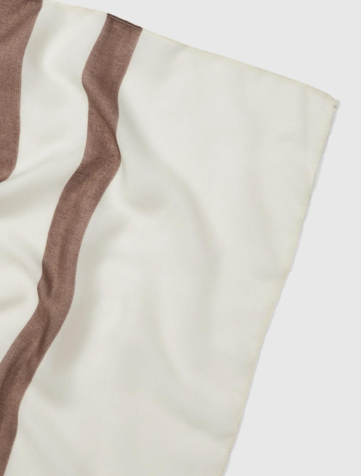 Casey Geo Scarf Choc/Ivory