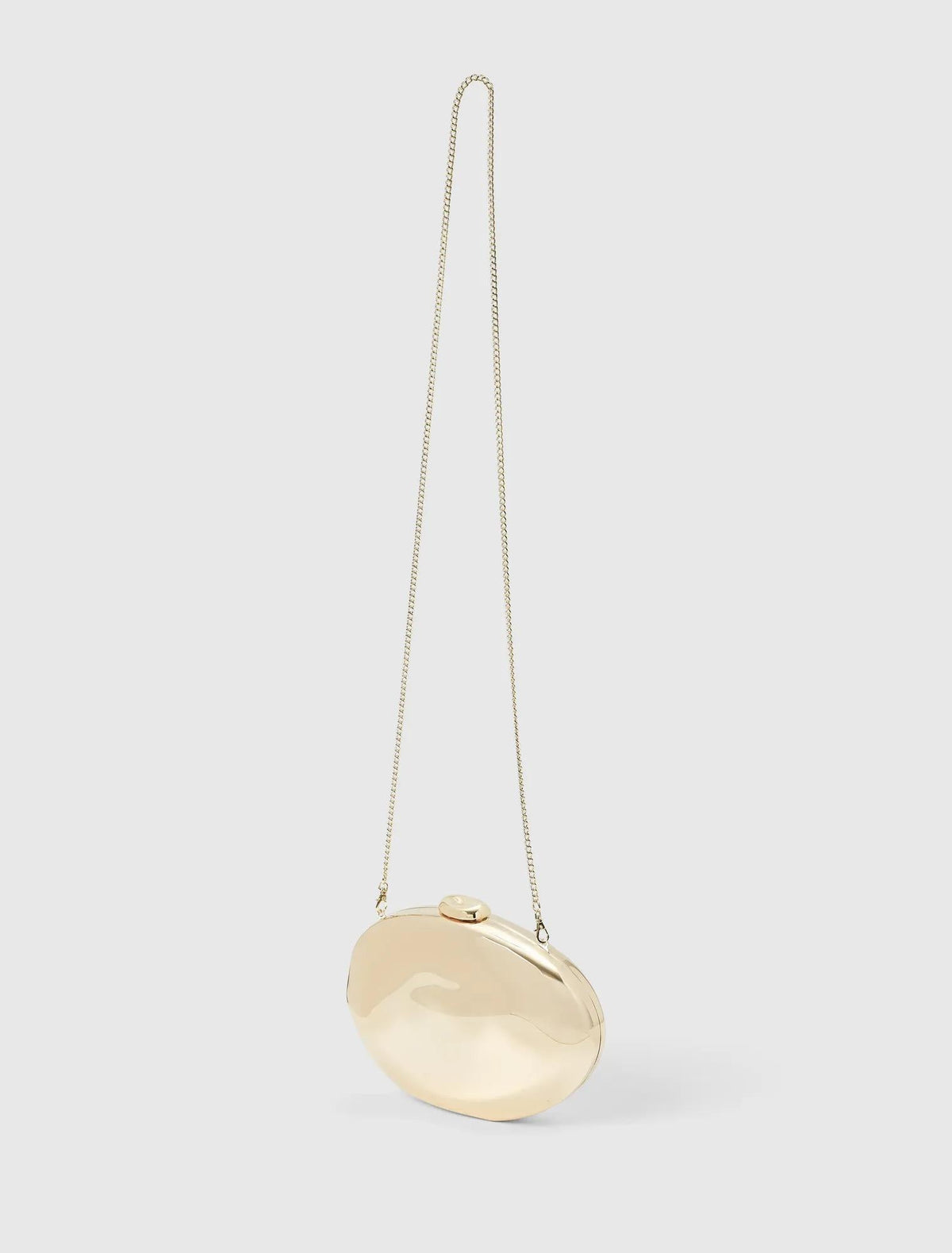 Suki Metal Hardcase Clutch Gold
